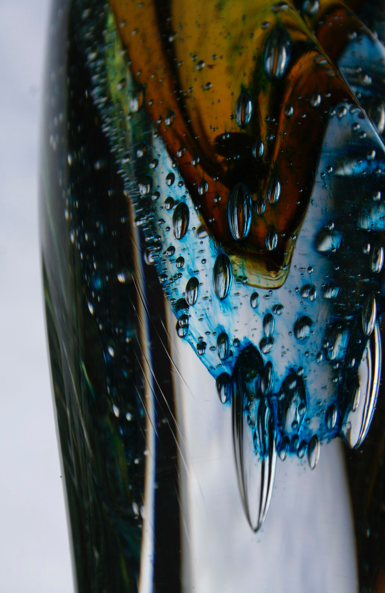 Blown glass sculpture