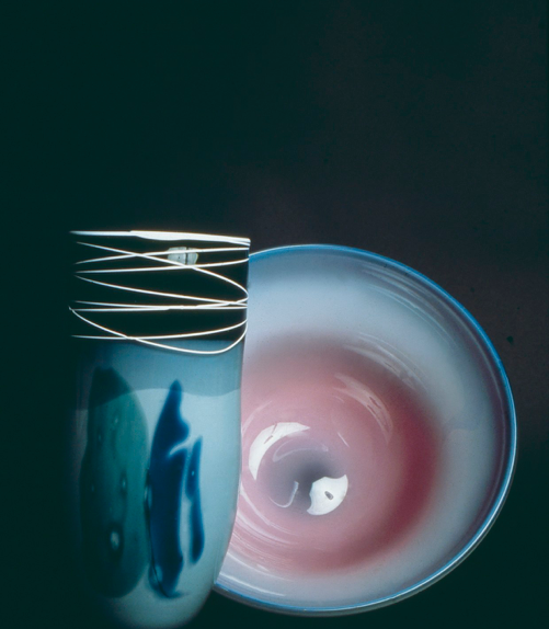 Blown glass sculpture